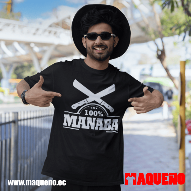 CAMISETA 100% MANABA - MAQUEÑO ECUADOR