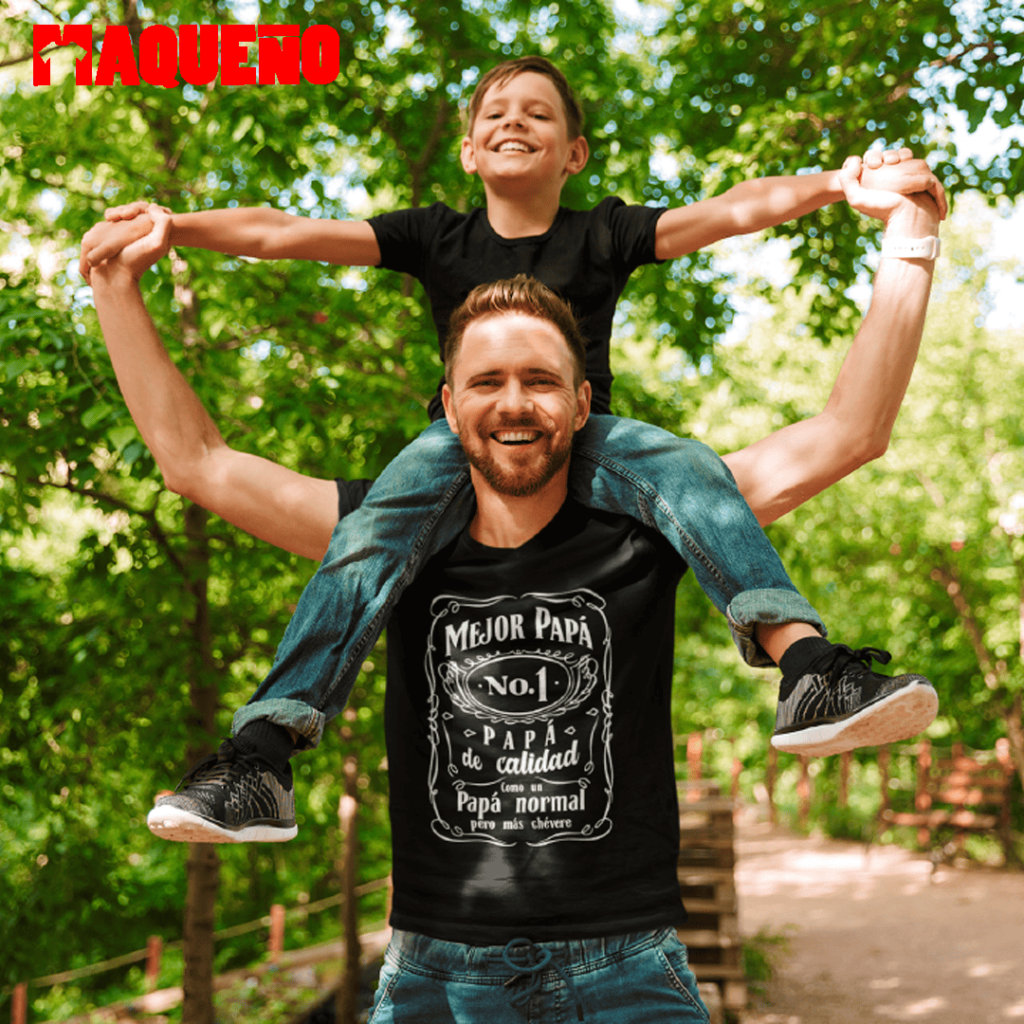 CAMISETA MEJOR PAPÁ - MAQUEÑO ECUADOR