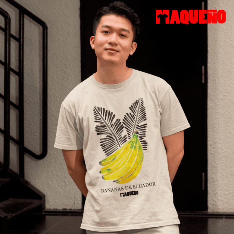 CAMISETA BANANAS DE ECUADOR - MAQUEÑO ECUADOR