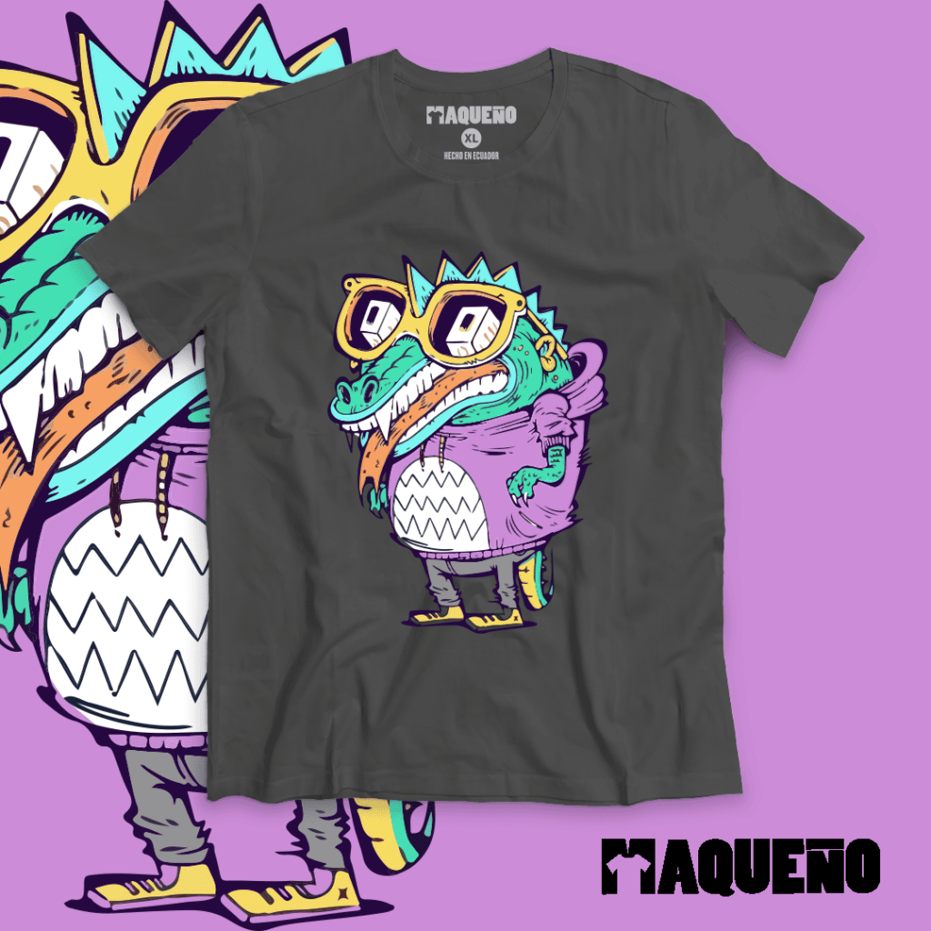 CAMISETA COCODRILO - MAQUEÑO ECUADOR