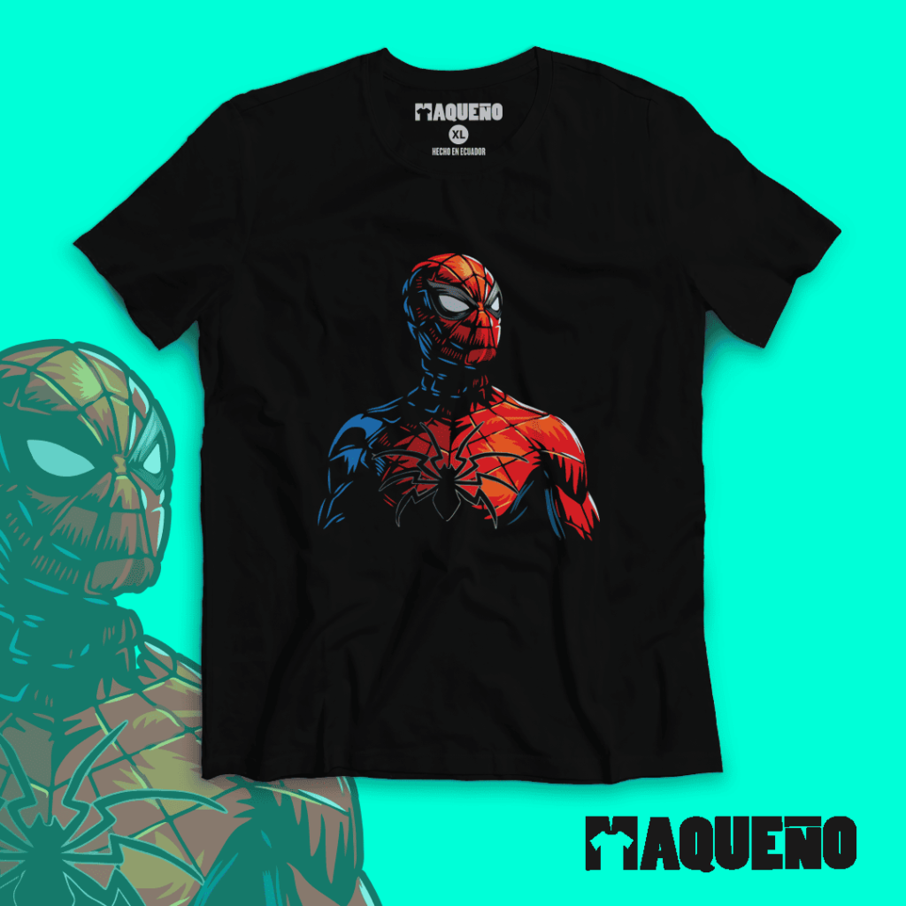CAMISETA SPIDERMAN - MAQUEÑO ECUADOR